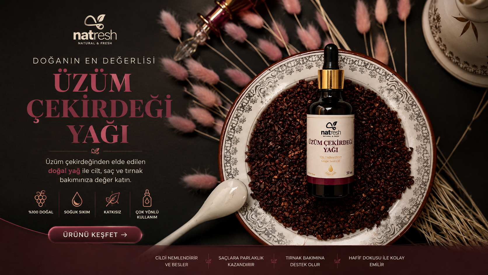 Üzüm Çekirdeği Yağı